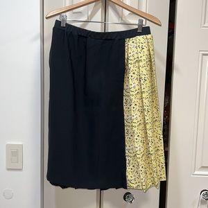 Fred Perry Pleated Scuba Midi Skirt Size 12